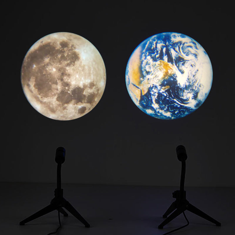 Free Shipping - Moon Earth Projection LED Lamp