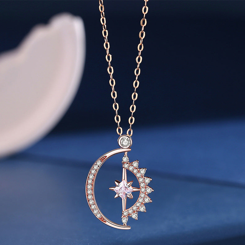 Badass Squad Have Each Other's Back Sun & Moon Necklace