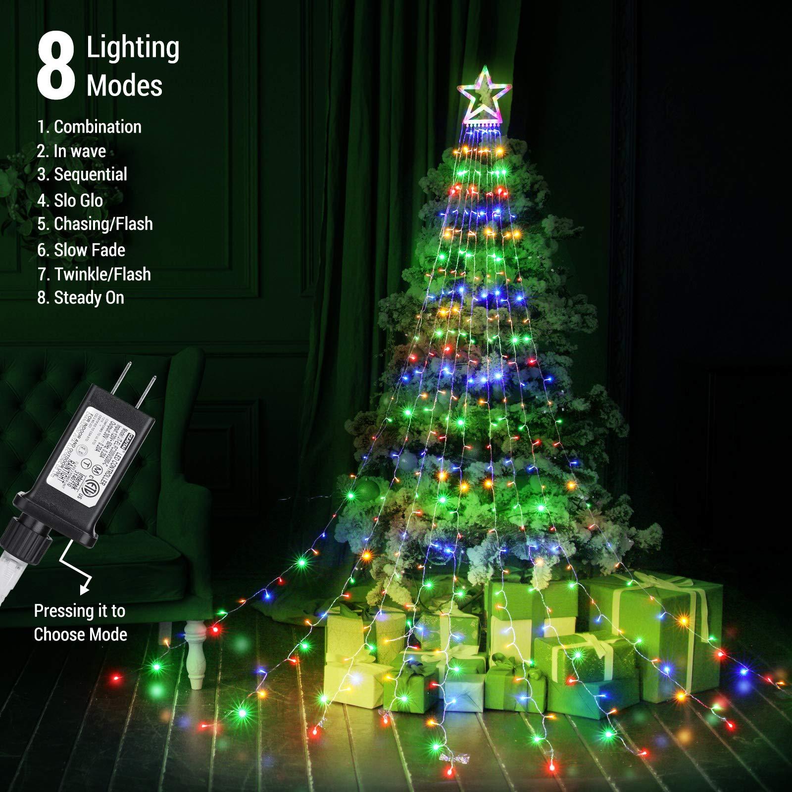 Buy 2 Free Shipping - 16FT Christmas Decorations Outdoor Star Tree Lights