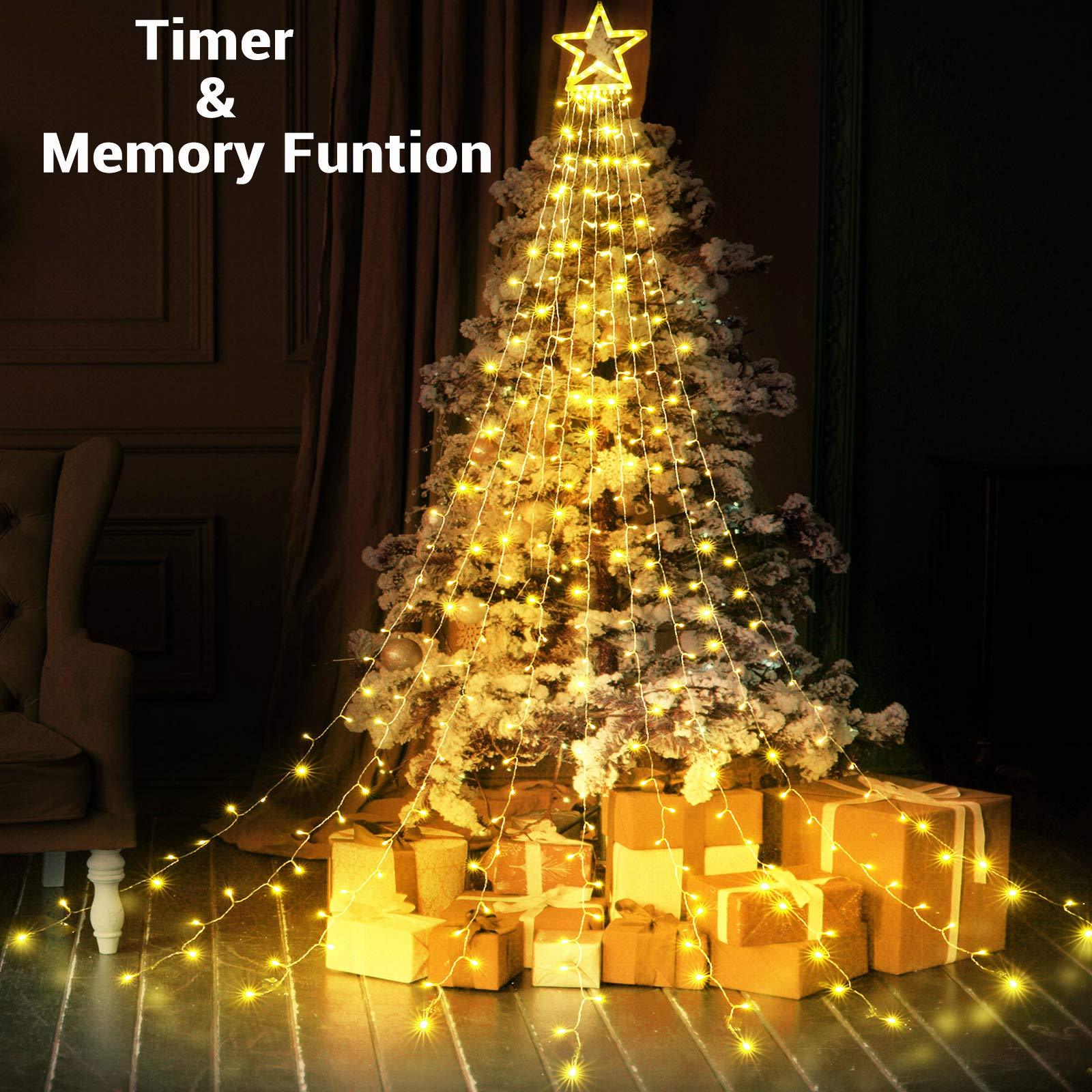 Buy 2 Free Shipping - 16FT Christmas Decorations Outdoor Star Tree Lights