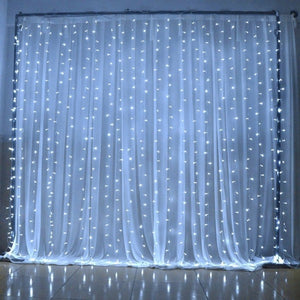 3M x 3M 300-LED Outdoor Decoration Curtain String Light