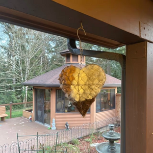 Mother's Day Gift - Bird Nesting Heart Garden Art Decoration