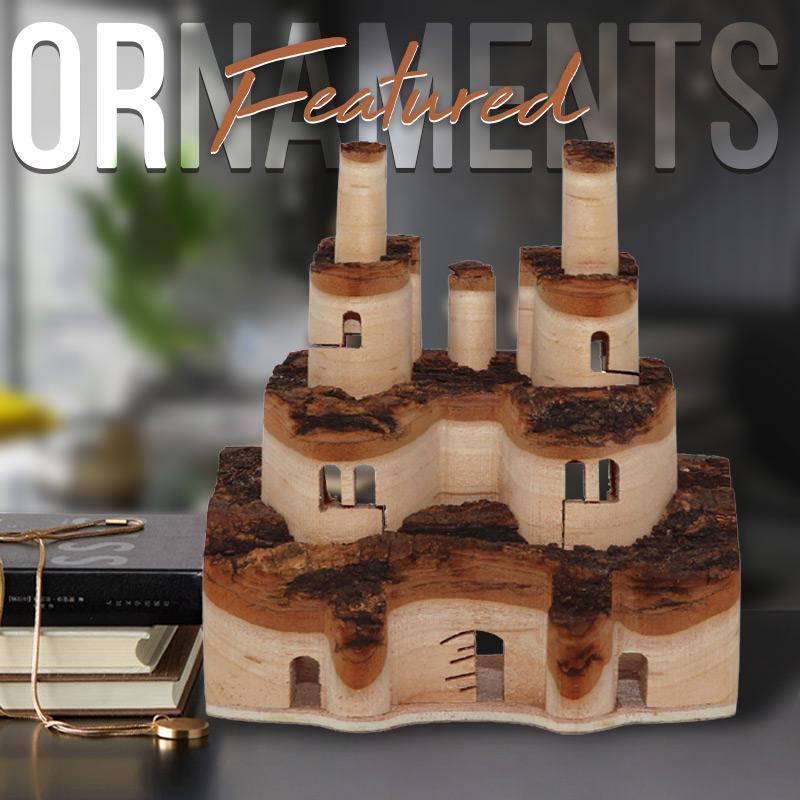 Buy 2 Free Shipping - Solid Wood Castle