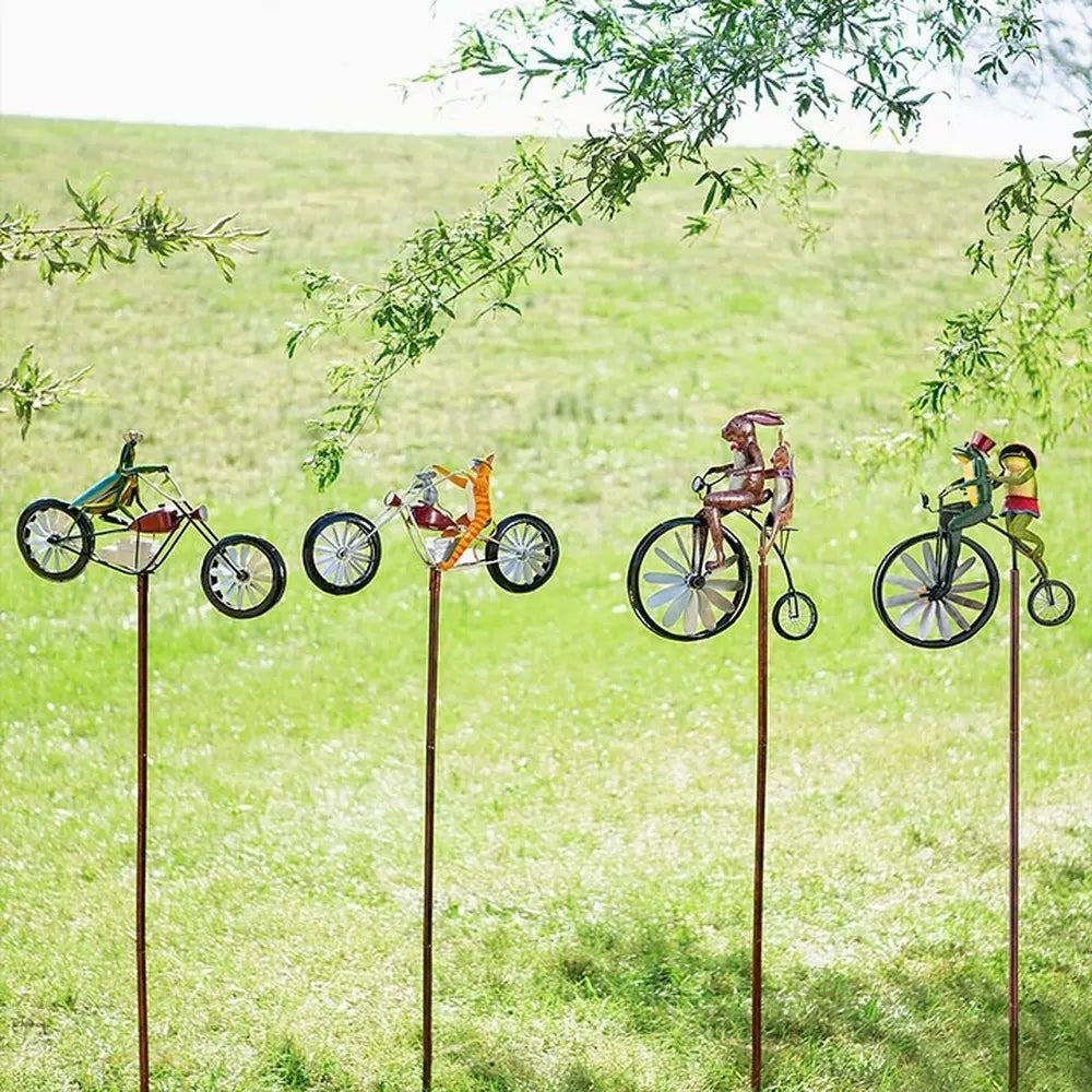 Mother's Day Sale - Vintage Bicycle Metal Wind Spinner