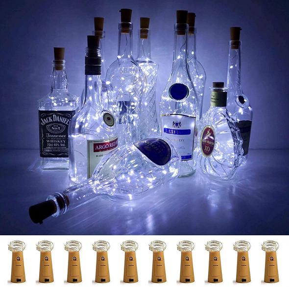 10pcs 2M 20pcs LED wine bottle light