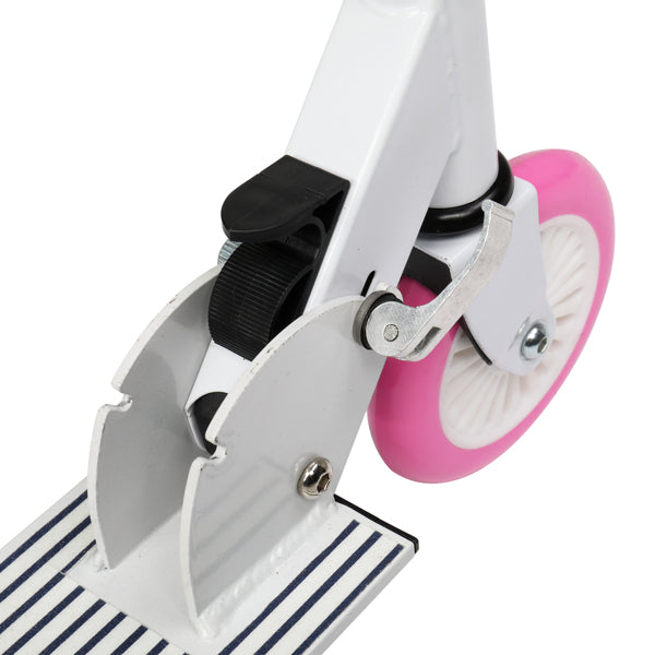 Scooter for Teens, 3 Height Adjustable Easy Folding Pink