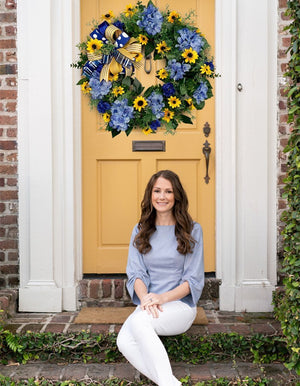 🇺🇦💙💛🌻Ukraine Flag Sunflower Front Door Wreath