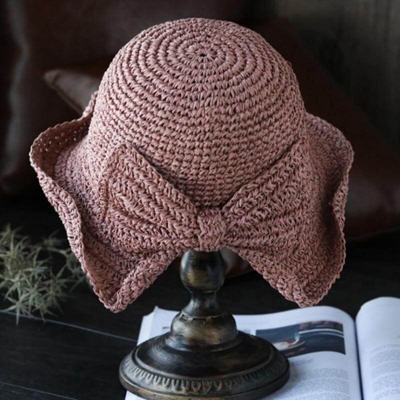VigorDaily Brim & Bow Summer Hat