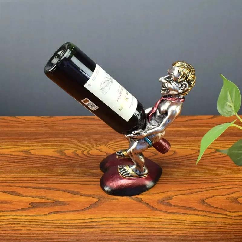 Funny Man and Woman Wine holder