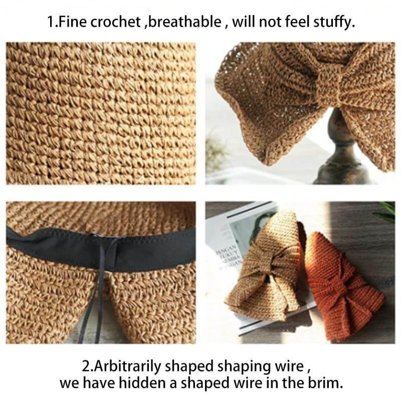 VigorDaily Brim & Bow Summer Hat