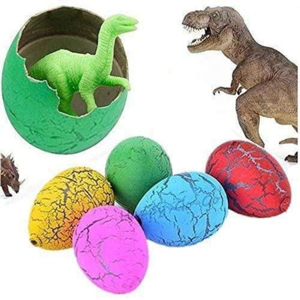 60 Pack Easter Hatching Dinosaur Eggs Toy Grow a Dinosaur Crack in Water
