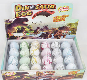 24 Pack Easter Hatching Dinosaur Eggs Toy