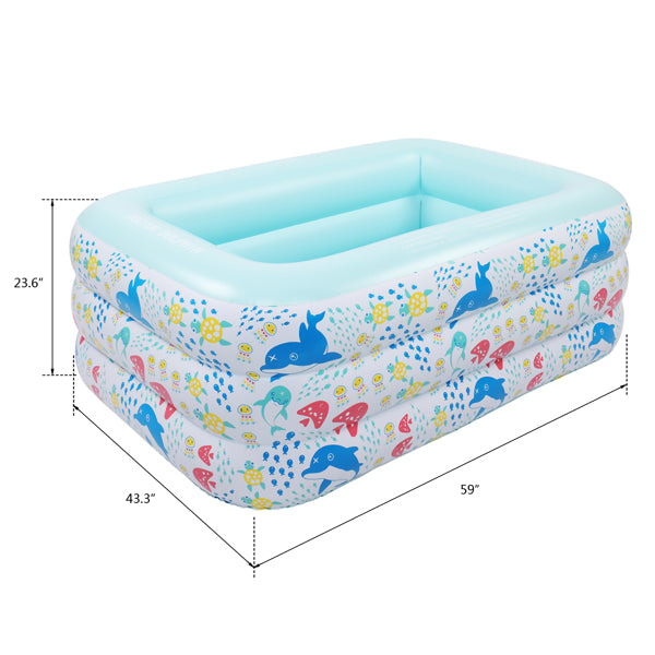 Inflatable Swim Pool for Kids, Indoor & Outdoor