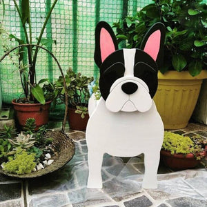 Dog Shaped Garden Planter Pot