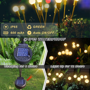 Solar Garden Lights Starburst Swaying Light