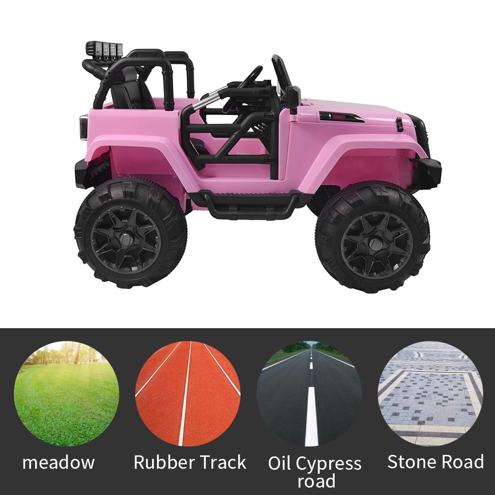 Enyopro™ Black Electric Vehicles Ride on Truck W/Light