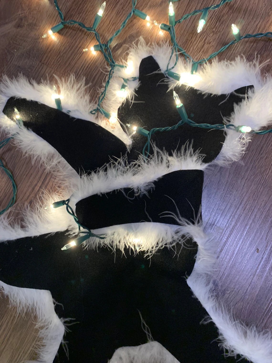 Light Up Fried Cat Rug Funny Christmas Lights Decoration