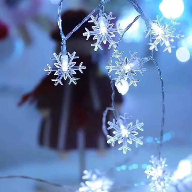 Snowflake String Lights-10M 80LEDS
