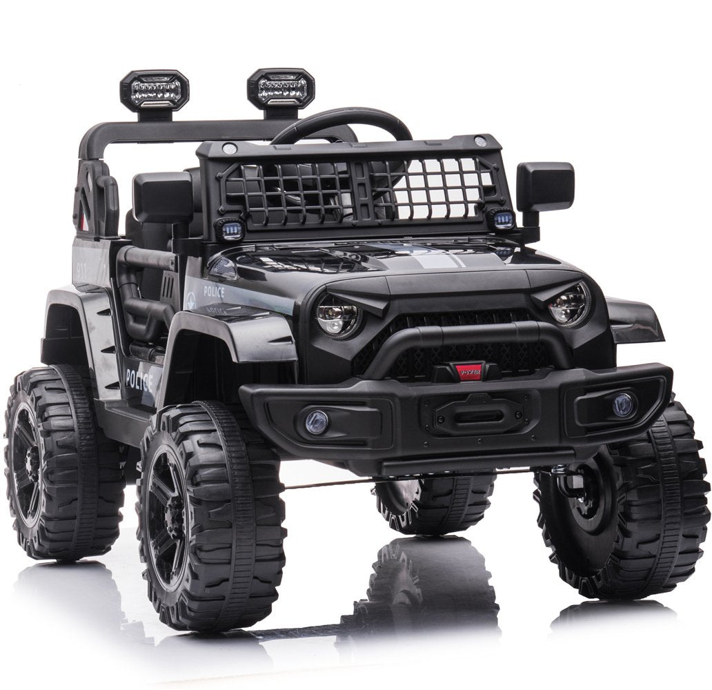 Enyopro™ 12V Ride on Black Electric Vehicles Ride on Truck Car