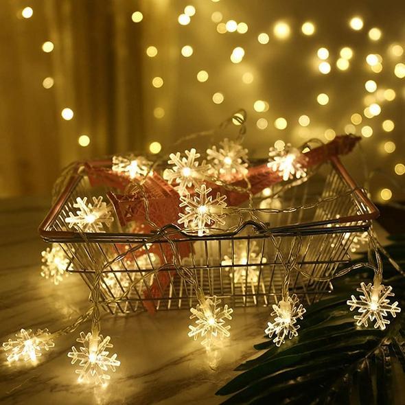 Snowflake String Lights-10M 80LEDS