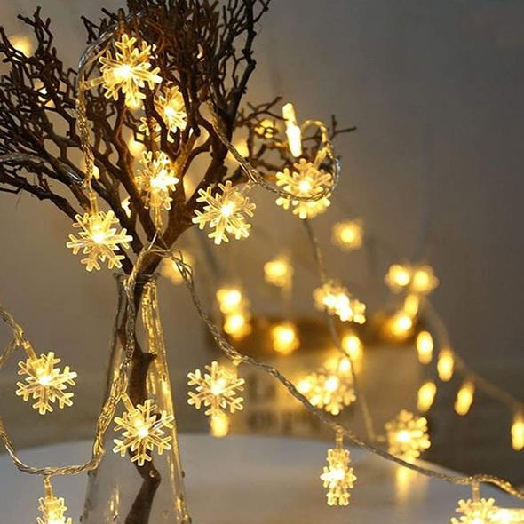 Snowflake String Lights-10M 80LEDS
