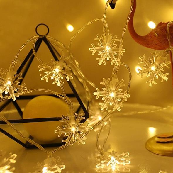 Snowflake String Lights-10M 80LEDS