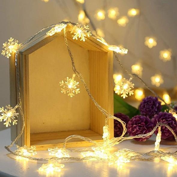 Snowflake String Lights-10M 80LEDS