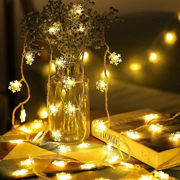Snowflake String Lights-10M 80LEDS