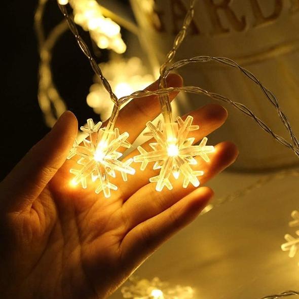 Snowflake String Lights-10M 80LEDS