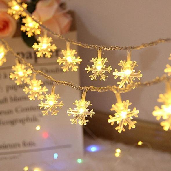 Snowflake String Lights-10M 80LEDS