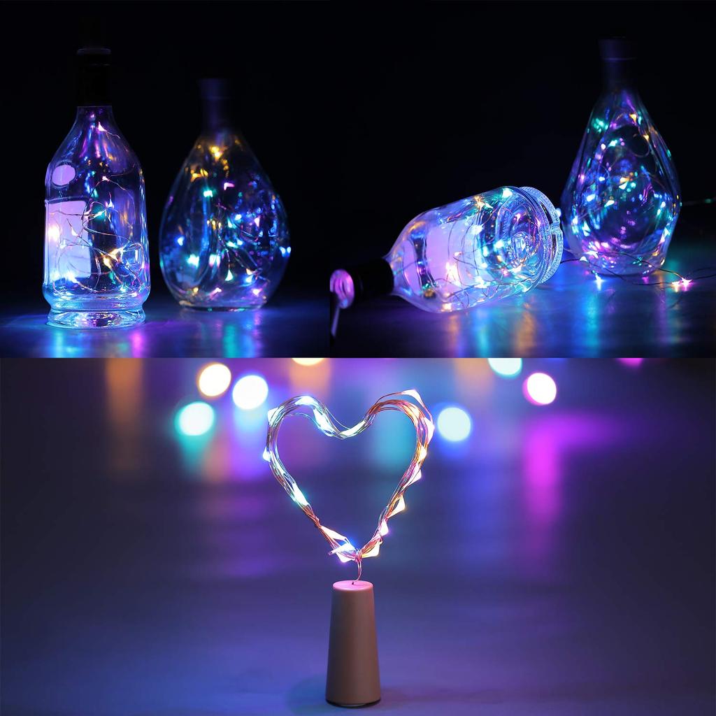 10pcs 2M 20pcs LED wine bottle light